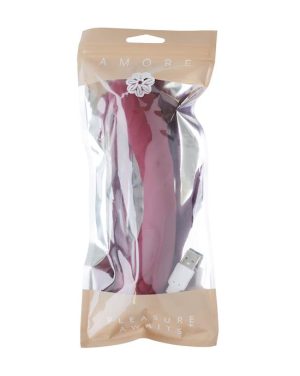 AMORE TEXTURED CURVE VIBRATOR - 7.6 INCH - Image 3