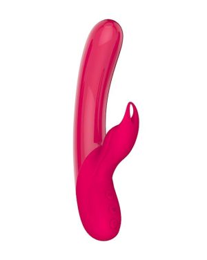 AMORE UTOPIA LIGHT UP RABBIT VIBRATOR - PINK - 8.3 INCH