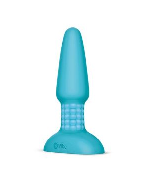 B-VIBE USB RECHARGEABLE RIMMING PLUG TEAL 5.8 INCH - Image 2
