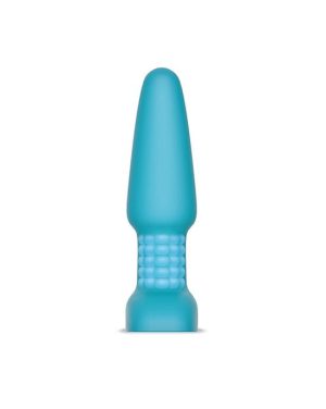 B-VIBE USB RECHARGEABLE RIMMING PLUG TEAL 5.8 INCH - Image 3