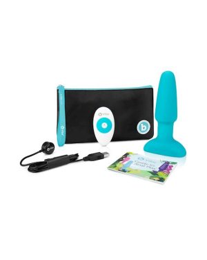 B-VIBE USB RECHARGEABLE RIMMING PLUG TEAL 5.8 INCH - Image 5