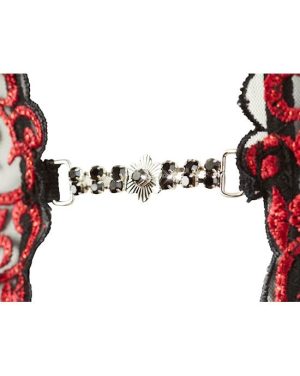 EMBROIDERED SUSPENDER SET - EXTRA LARGE - Image 8