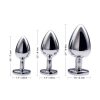 KINK RANGE ALLOY LOVE HEART GEMMED BUTT PLUG 2.7 INCH SMALL - Image 2