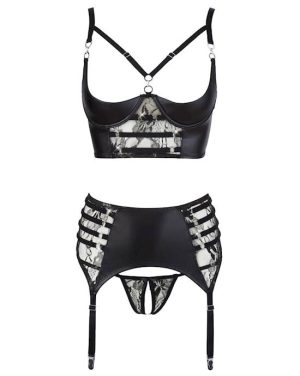 LESLIE SHELF BRA SUSPENDER SET - MEDIUM - Image 2