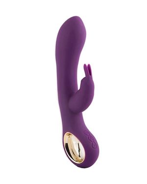SHARE SATISFACTION RHEA HEATING RABBIT VIBRATOR - PURPLE