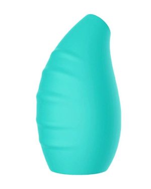 SHARE SATISFACTION SUCTION VIBRATOR - AQUA - 3.2 INCH - Image 4