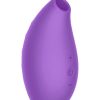 SHARE SATISFACTION SUCTION VIBRATOR - PURPLE - 3.2 INCH