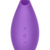 SHARE SATISFACTION SUCTION VIBRATOR - PURPLE - 3.2 INCH - Image 2