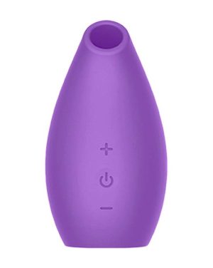 SHARE SATISFACTION SUCTION VIBRATOR - PURPLE - 3.2 INCH - Image 2