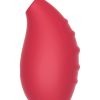 SHARE SATISFACTION SUCTION VIBRATOR - RED - 3.2 INCH - Image 3