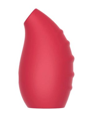 SHARE SATISFACTION SUCTION VIBRATOR - RED - 3.2 INCH - Image 3