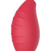 SHARE SATISFACTION SUCTION VIBRATOR - RED - 3.2 INCH - Image 4