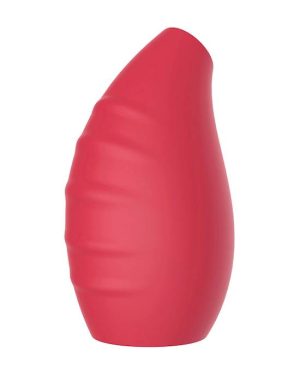 SHARE SATISFACTION SUCTION VIBRATOR - RED - 3.2 INCH - Image 4