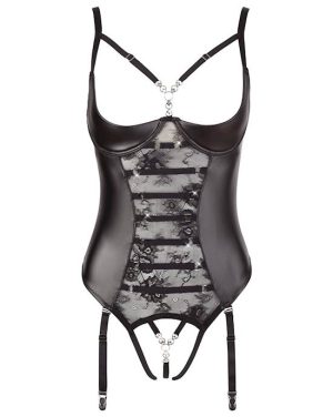 STRING BODYSUIT WITH SHELF BRA - B - MEDIUM - Image 2