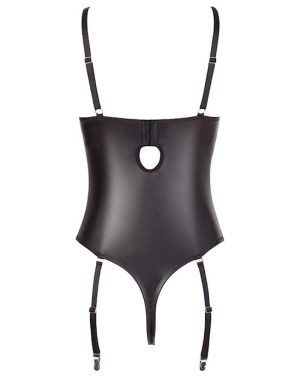 STRING BODYSUIT WITH SHELF BRA - B - MEDIUM - Image 4