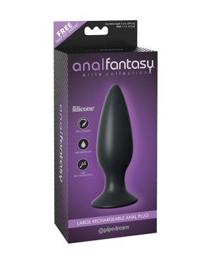 ANAL FANTASY ELITE COLLECTION LARGE RECHARGEABLE ANAL PLUG - 5.3 INCH