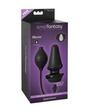 INFLATABLE SILICONE BUTT PLUG - 5 INCH