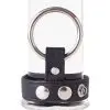 BOUND X LEATHER BALL STRAP AND COCK RING
