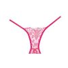 ENCHANTED BELLE CROTCHLESS PANTY - HOT PINK - ONE-SIZE - Image 2