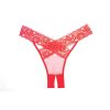 DESIRE CROTCHLESS PANTY - RED - ONE-SIZE - Image 3