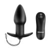 REMOTE CONTROL SILICONE BUTT PLUG - 4.2 INCH