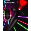 BOOTY SPARKS 28X LASER HEART ANAL PLUG 3.8 INCH