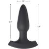 BOOTY SPARKS 28X LASER HEART ANAL PLUG 3.8 INCH - Image 6