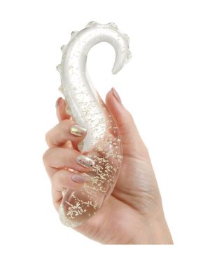 LUCENT GLOW IN THE DARK SEAHORSE GLASS MASSAGER 3.7 INCH