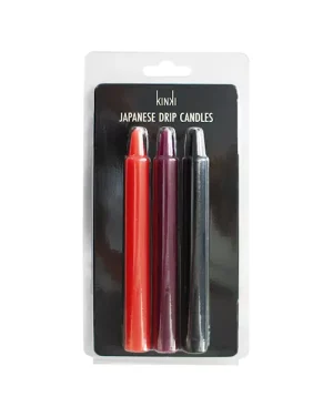 KINKI JPANESE DRIP CANDLES 3 PACK MEDIUM