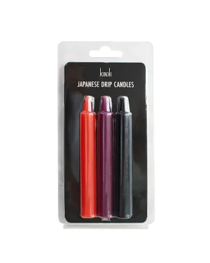 KINKI JAPANESE DRIP CANDLES - SMALL 3 PACK